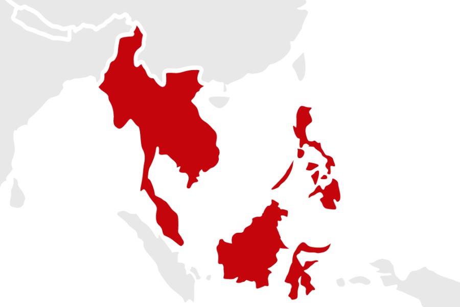 Map of Southeast Asia